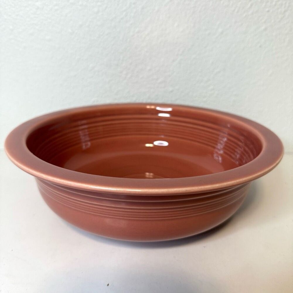 Vintage Fiesta Rose 8.5” Vegetable Bowl - Picture 2 of 9